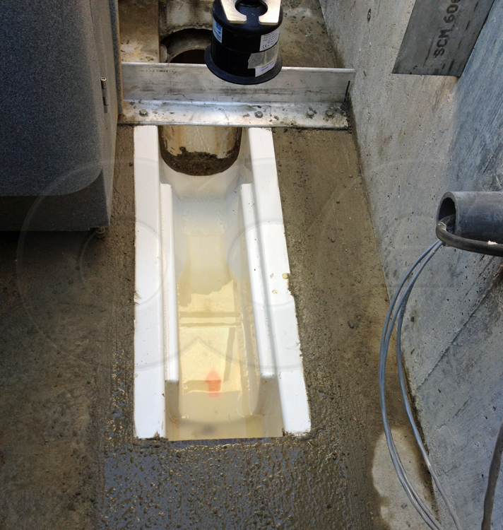 nested Palmer Bowlus flume configuration