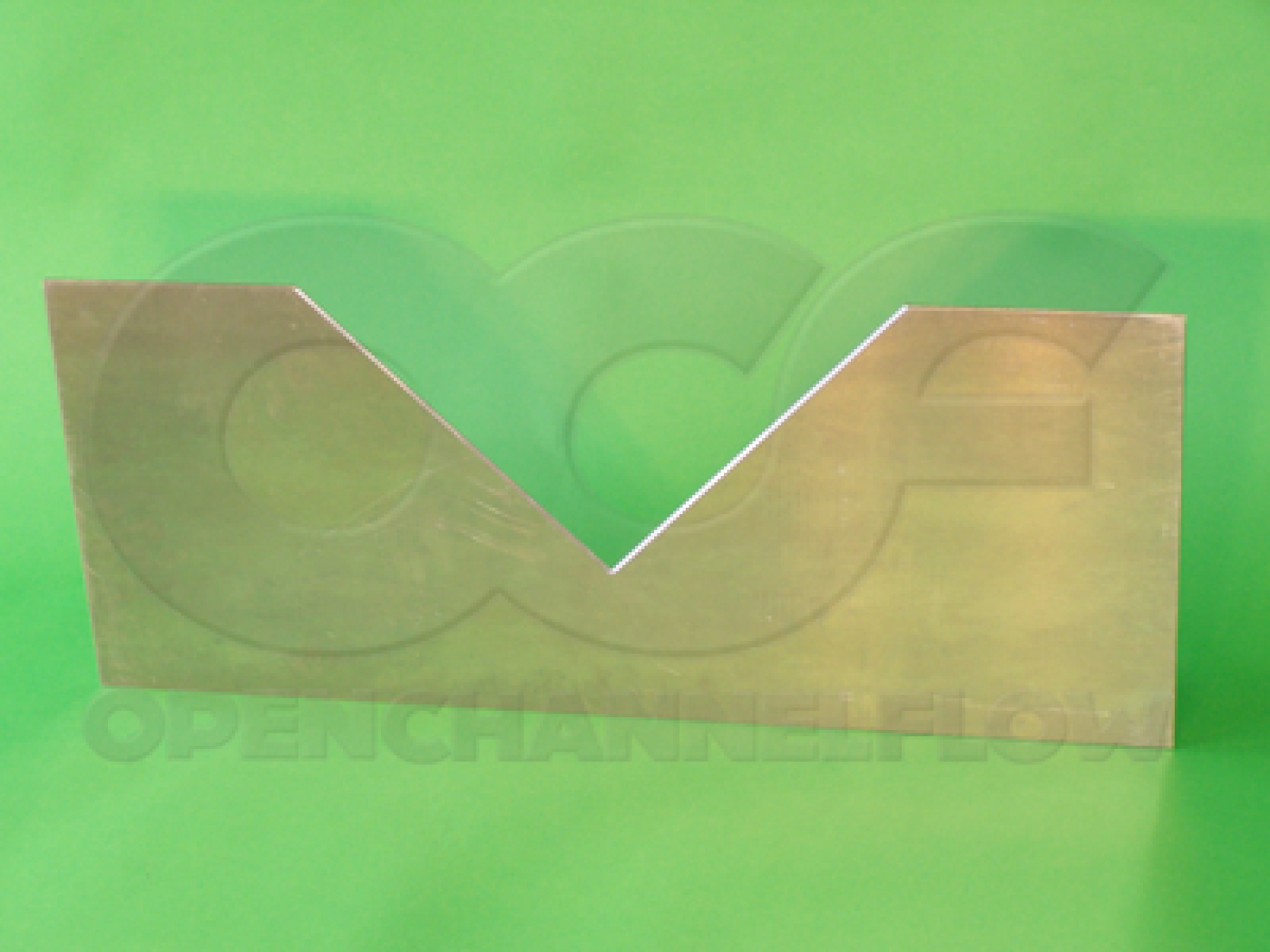 portable aluminum weir plate