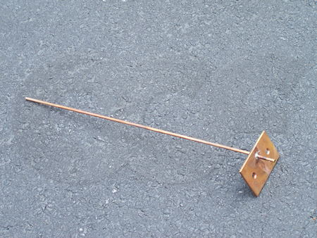 copper bubbler tube for marine biofoul applications