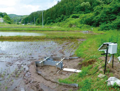 corrugated sheet parshall flume wing walls