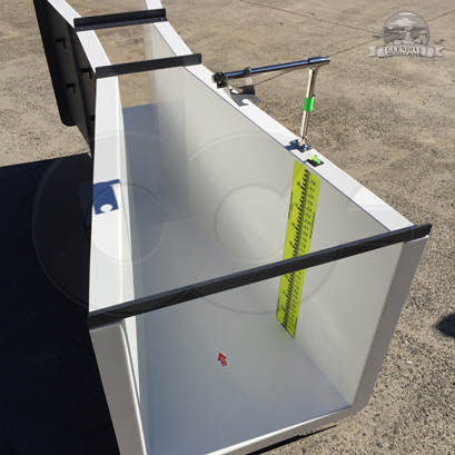 fiberglass parshall flume for glendive montana wwtp