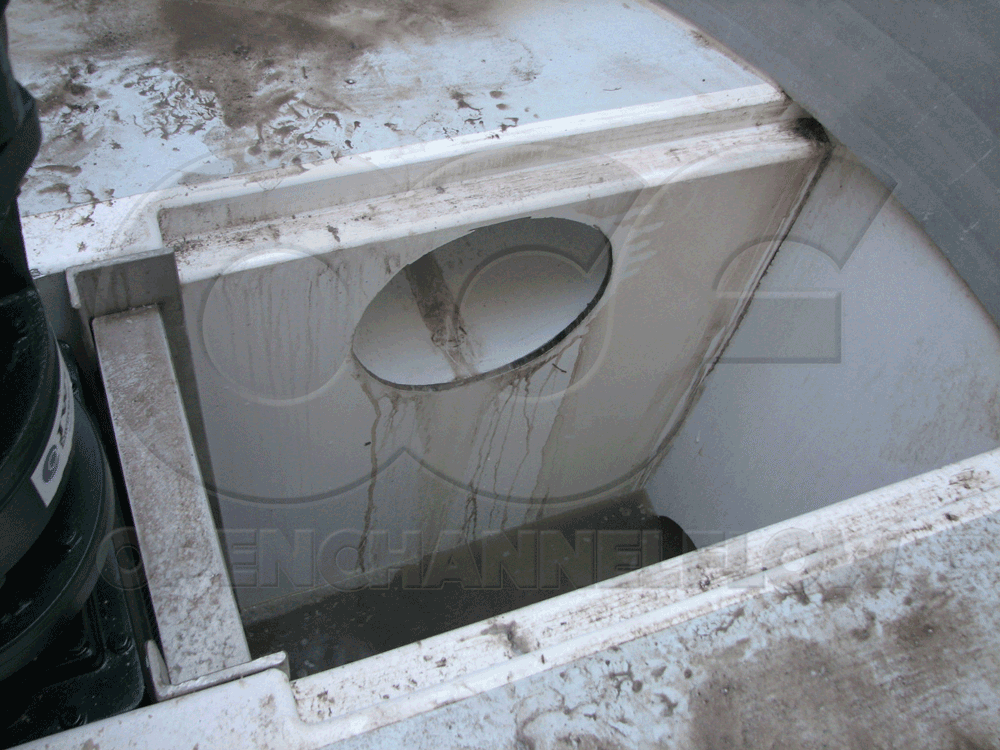 Fiberglass Grinder Manhole bypass line