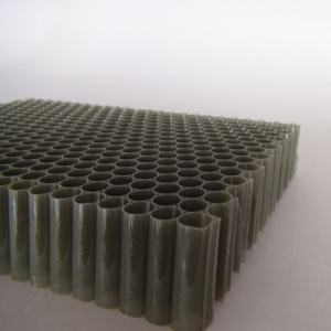 honeycomb flow baffle