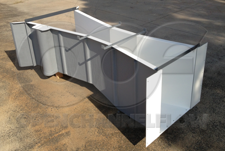 Nesting Fiberglass Parshall Flume