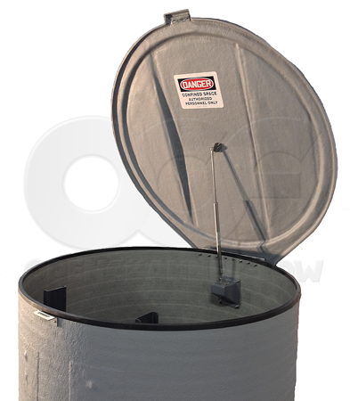 Open domed top Packaged Metering Manhole from Openchannelflow