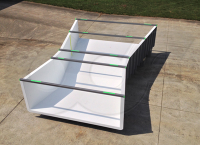 120-inch Parshall flume Manufactured by Openchannelflow