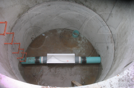 Palmer Bowlus Flume with Pipe Stub Connections