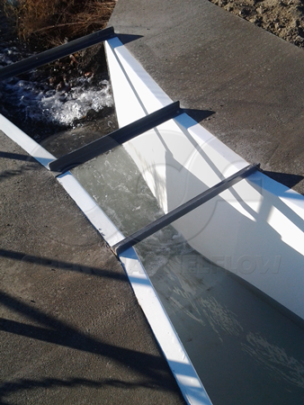 Discharge from Parshall flume