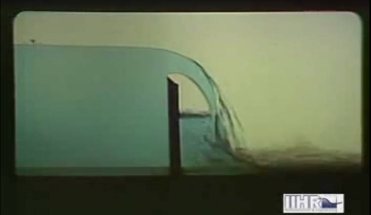 sub-critical flow over a thin-plate - sharp-crested weir