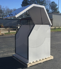 Gemini fiberglass automatic sampler - equipment encosure