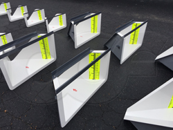 Fiberglass H Flumes manufactured by Openchannelflow for Edge-of-Field study