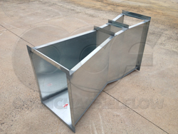 Openchannelflow Galvanized Steel Parshall Flume for water rights 