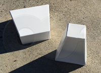 Replacement floor for the converging section of a Parshall flume