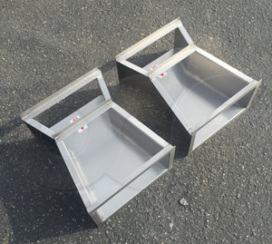 Openchannelflow stainless steel construction Cutthroat flumes